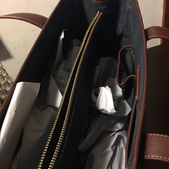 Celine Denim Monogram bag - Picture 3 of 6